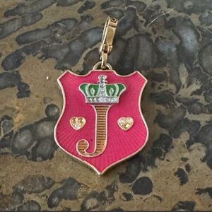 Juicy Couture, Vintage 2004 GOLD SHIELD Bracelet Charm